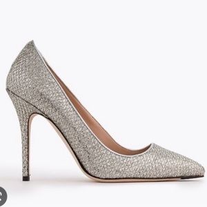 J. Crew ROXIE GLITTER PUMPS - Size 6 - EUC